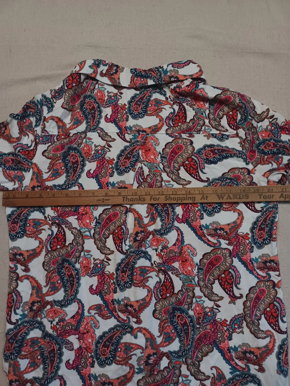 Liz Claiborne Floral Paisley Blouse Women's Size Medium - Picture 6 of 7